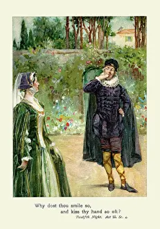 Shakespeare Prints: Twelfth Night, Act iii, sc. 4