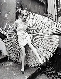 Twiggy in a Minidress, 1966