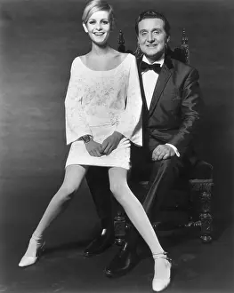 Television And Radio Prints: Twiggy And Steed