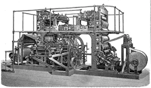 Printing Plant Prints: Twin rotation printing press