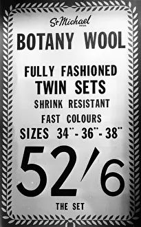 Advert Prints: Twin Sets Poster