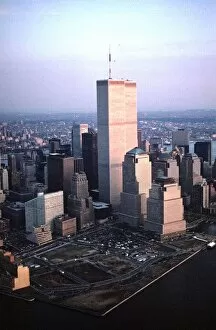 Jerry Trudell Aerial Photography Collection: Twin Towers world trade center