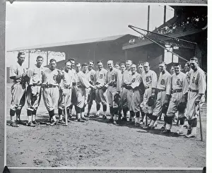 Ty Cobb Baseball Prints: Ty Cobb and the Detroit Tiger Baseball Team