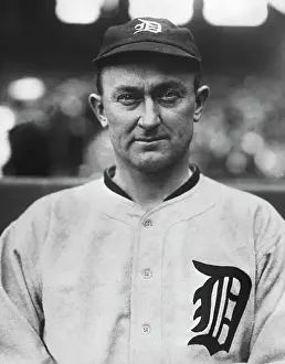 Logo Prints: Ty Cobb Wearing Detroit Tigers Uniform