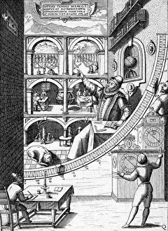 Ruler Prints: Tycho Brahe: Astonomer and Maker of Instruments by Jan Blaeu
