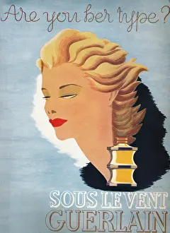 French Text Prints: Are You Her Type? - Sous Le Vent Guerlain 1937