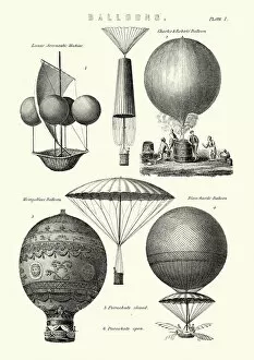 Images Dated 3rd September 2015: Types of Hot Air Balloons
