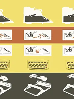Typing Prints: Typewriter Background