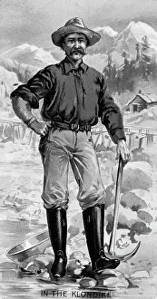 Typical Klondike Golddigger; Lithograph
