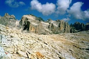 Typical landscape of Dolomites