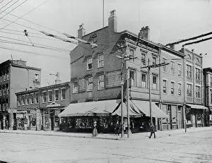 Cincinnati Prints: Typical Main Street Corner