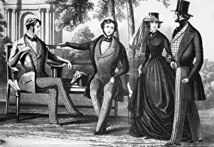 Typical Prints: Typical Men/Women Fashions Of 1847