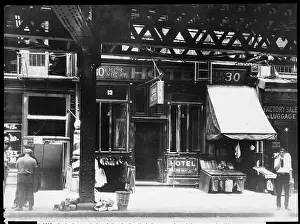 Rent Prints: Typical Transit Hotel in New York Bowery