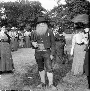 Cities Prints: Tyrolean with full beard and traditional costume
