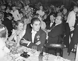 Dressed Up Prints: Tyrone Power and Janet Gaynor at the Academy Awards