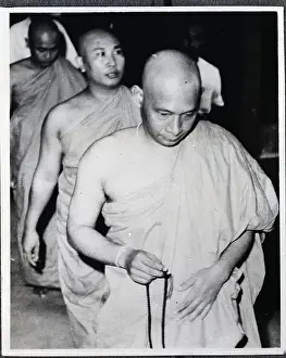 Socialist Prints: U Ba Swe Enters Temporary Monkhood