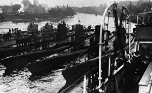 Kiel Prints: U-Boats In Kiel
