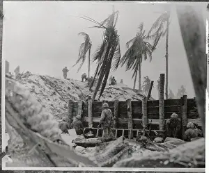 Tarawa Prints: U. S. Soldiers Landing on War Scene at Gilbert Islands