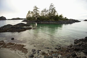Emerald Green Collection: Ucluth Beach In The Wya Point Campground Near Ucluelet On Vancouver Island
