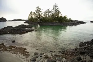 Pacific Prints: Ucluth Beach In The Wya Point Campground Near Ucluelet On Vancouver Island