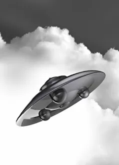 Vertical Image Gallery: UFO, illustration