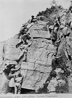 Railroads Prints: Uintah Mountains