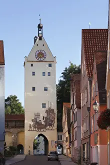 Bavaria Prints: Ulmer Tor gate, Memmingen, Unterallgaeu district