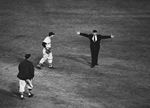 Umpire Calling Base Runner Safe