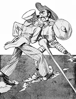 Representation Prints: Uncle Sam and Don Quixote Face Off on Cuba