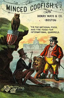 Card Prints: Uncle Sam John Bull