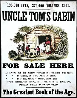 What's New: Uncle tom's cabin, book advertising