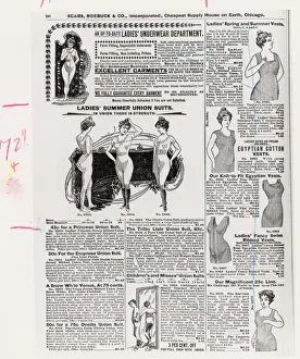 Fotosearch Collection Prints: Underwear Advertisement