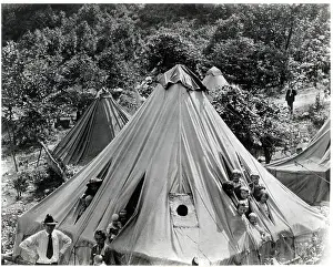 Unemployment Prints: Unemployed Families Housed In Tent Creek