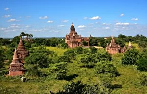 Images Dated 16th November 2015: UNESCO Bagan Buddhist Temple Myanmar