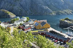 Fjord Collection: UNESCO preserved fishing village of Nusfjord