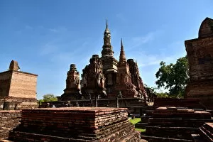Images Dated 30th November 2015: UNESCO wat mahathat Sukhothai Thailand, Asia