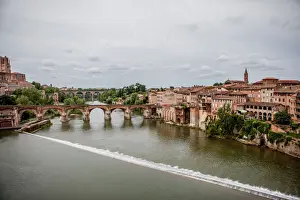 River Tarn Prints: Unesco world heritage site Albi, france