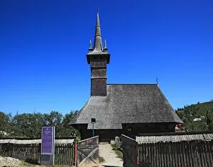 Christian Collection: Unesco World Heritage Site Rogoz Wooden Church, built in 1663, Maramures, Romania