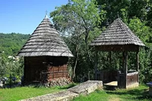 Construction Collection: Unesco World Heritage Site Wooden Church of Budesti, built 1760, Maramures, Romania