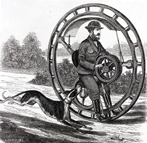 Unicycle Prints: Unicycle Or Yankee Velocipede