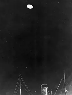 Mast Prints: Unidentified Flying Object Seen At Night