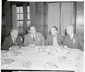 Thomas Prints: Union Leaders Dining at Ford Motor Company