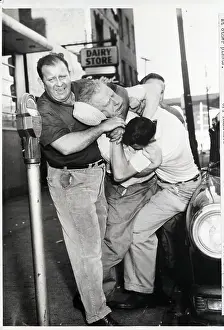 Member Prints: Union Men Fight Each Other