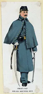 Great Prints: Union Officer In Great Coat