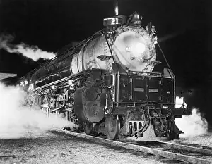 Moving Prints: Union Pacific Steam Locomotive
