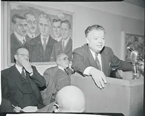 Union President David Dubinsky Speaking at ILGWU Institute