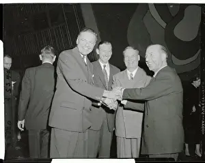 United Nation's Attendees Joining Hands Together