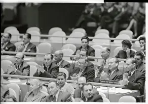 Sobolev Prints: United Nations Delegates at Session