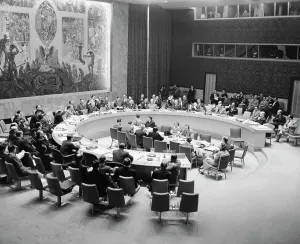 Sobolev Prints: United Nations Delegates Voting