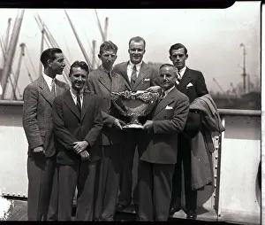 Queens Prints: United States Davis Cup Team Arriving from England
